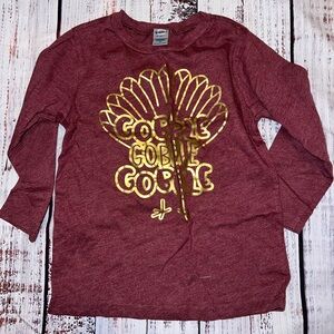 Boutique style Thanksgiving long sleeve tee.